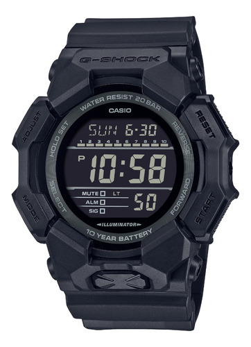 Reloj Casio G-shock Moda Modelo: Gd-010-1a1cr Correa Negro