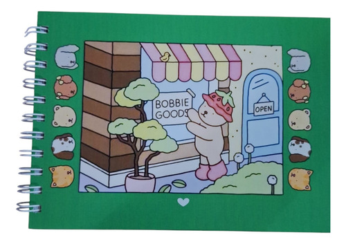 Livro De Colorir Bobbie Goods 55 Desenhos Capa Dura Verde