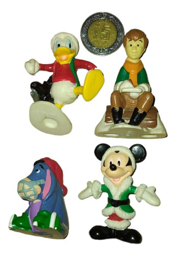 Lote De Figuras Sonrics Mickey Mouse Disney Navidad