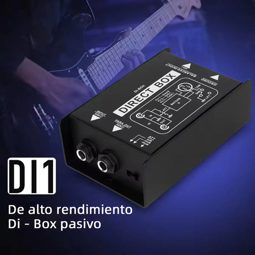 Aislador De Audio Efector Di Caja Directa Pasiva