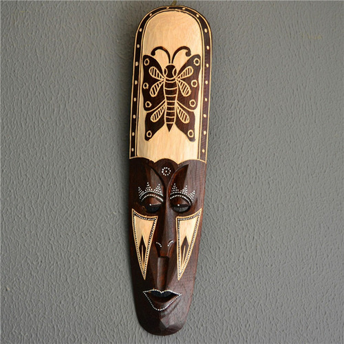 Shaoke Máscaras Africanas Talla De Madera Colección Aborigen