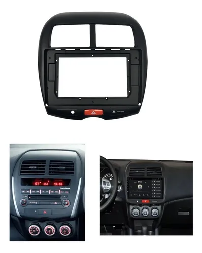 Consola Mitsubishi Asx 2011 - 2015 X 10 Pulgadas (negro)