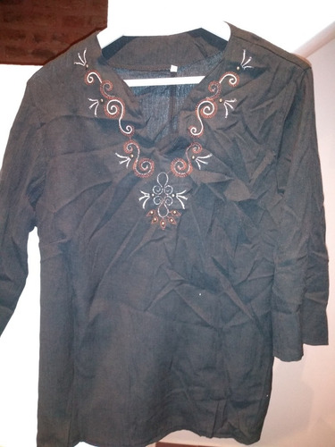 Remera Bambula Mangas Largas