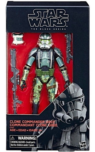 Figura Clone Commander Gree - Star Wars Black Series