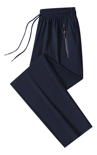 Pantalones Deportivos De Seda Y Fibra De Algodón Para Hombre
