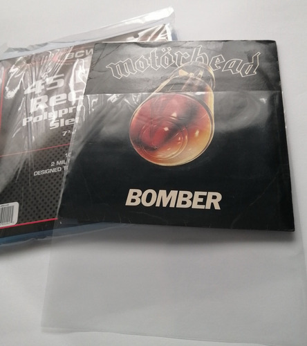 Imagen 3 de 5 de 10 Fundas Plásticas Exteriores Discos De Vinilo Single 7''