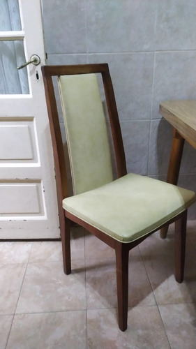 Mesa De Cocina Fórmic Impecable+ Dos Sillas Marrón Claro Marrón Claro (Usado)