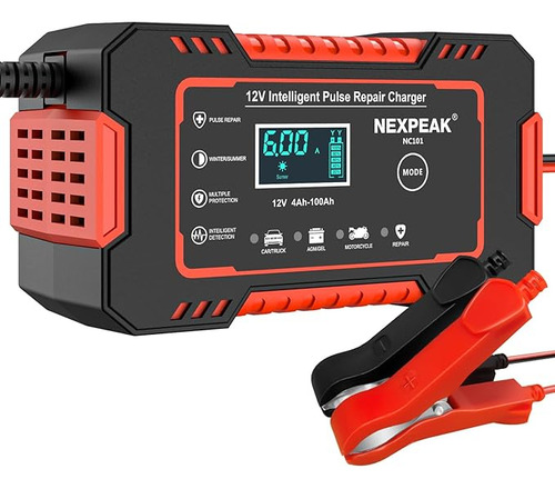 Nexpeak Nc101 Cargador De Batería De Automóvil 12 V 6 A