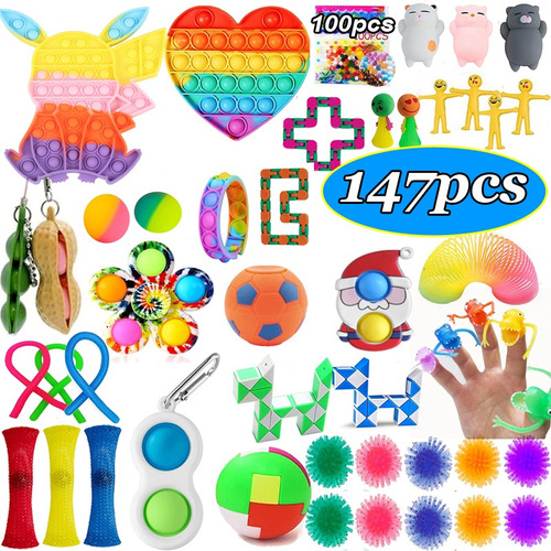 147 Kit Rainbow Fidget Fidget Juguete Sensorial Al Por Mayor