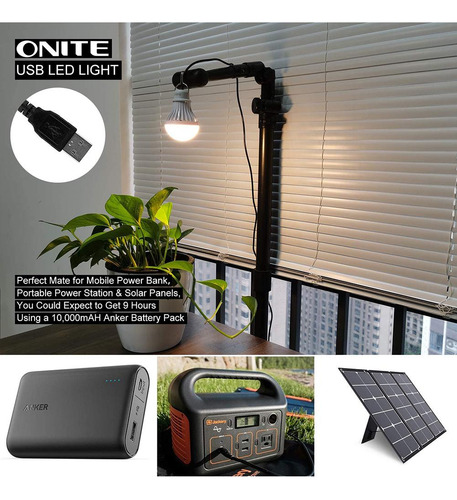Bombillas Led Para Acampar, 2 Unidades, Usb, Cama Infantil,