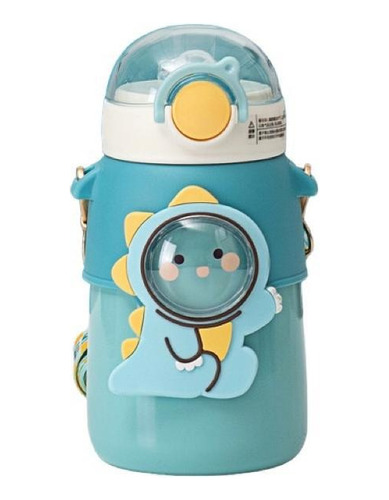 Termo Botella Térmica Infantil Kawai Acero Con Sorbete 600ml