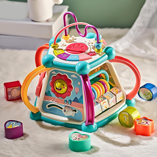 Juguete De Cubo De Actividad Musical Para Niños De 1 Año