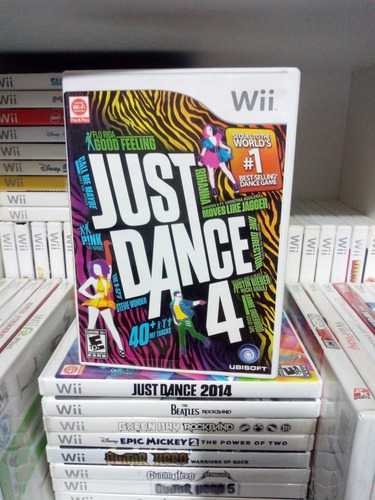 Juego Para Nintendo Wii Just Dance 4 Wiiu Rockband Baile 