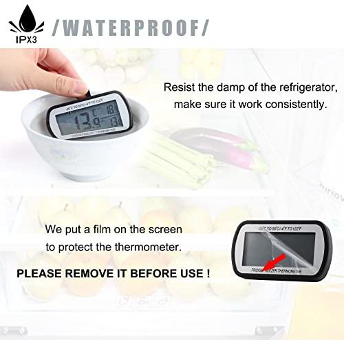 Termmetro Refrigerador Aevete Digital Con Pantalla Lcd Grand
