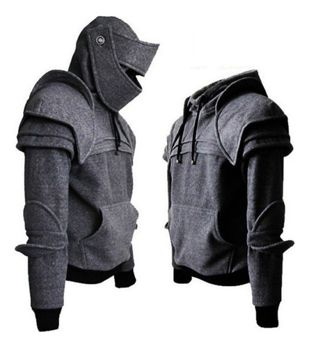 05.05 Armadura Medieval Sudadera Con Capucha De Caballero Hombre
