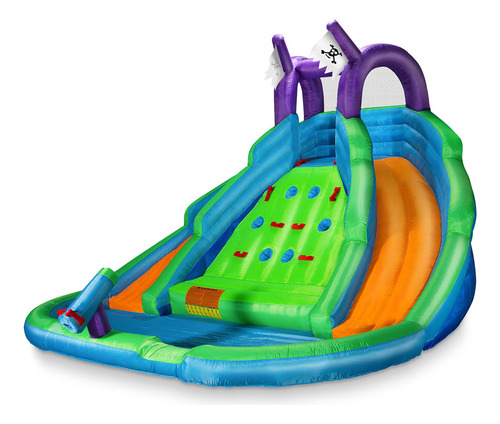 Casa Inflable Con Muro De Escalada Cloud 9 Con Soplador