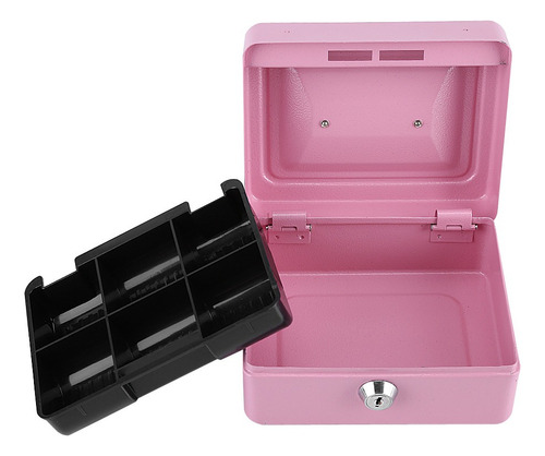 . 1pc Mini Portátil De Acero Petty Bloqueable Dinero En