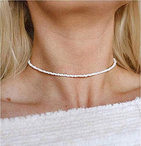 Collar De Concha Qiuseadu Puka, Gargantilla Hawaiana De Cuen
