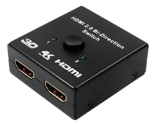 Hdmi 2.0 Interruptor Bidireccional Conmutador Splitter Hub