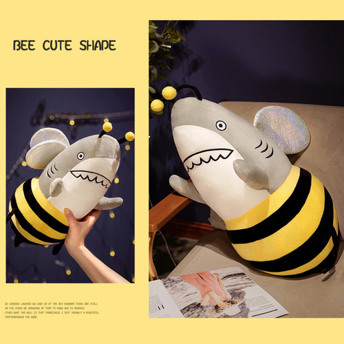 Cojín De Peluche Con Forma De Abeja Y Peluche Con Dibujos An