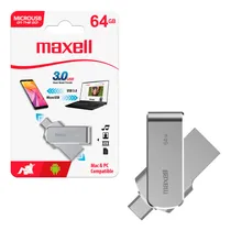 Comprar Pendrive Microusb Otg 3.0 64gb Maxell Compatible Mac Windows