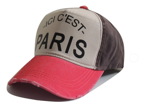 Gorra Visera Paris Psg Mes Jean Vintage Estampada Vinilo Uni