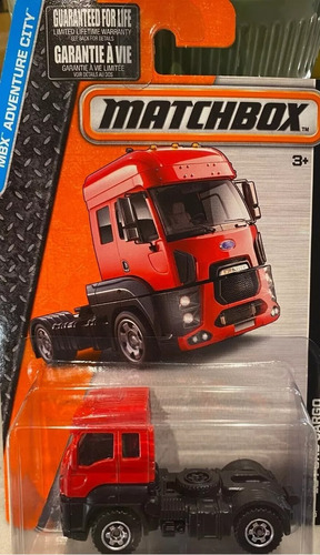 Matchbox 2015 Mbx Adventure City '13 Ford Cargo Red Metal 