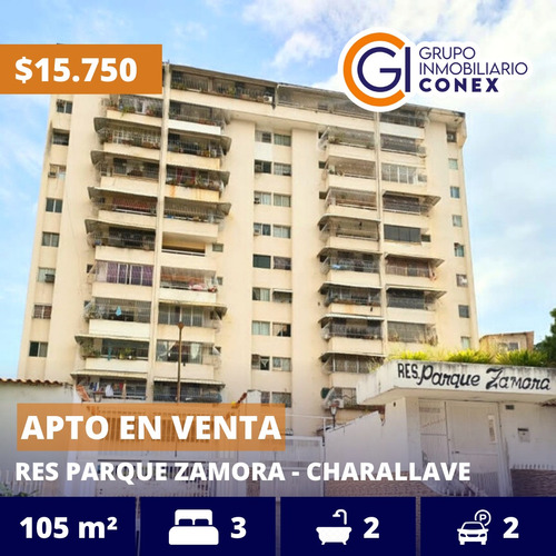 Se Vende Apartamento 105m2 3h/2b/2p Parque Zamora Charallave