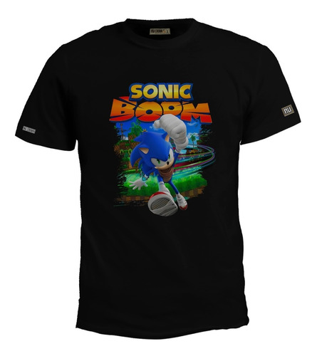 Camiseta Sonic Boom Torbellino Azul Serie Bto