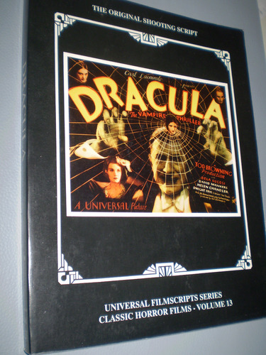 Dracula 1931 Libro Guion Cine Terror Bela Lugosi Universal 