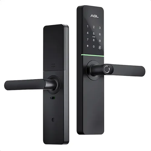comprar Fechadura Digital Com Biometria H30 Black Agl