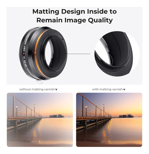 Anillo Adaptador De Montura De Lente Canon Ef A Cuerpo De Cá