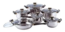 Comprar Bateria De Cocina  12 Piezas Ollas Kassel Ks-inox12 Mi Casa