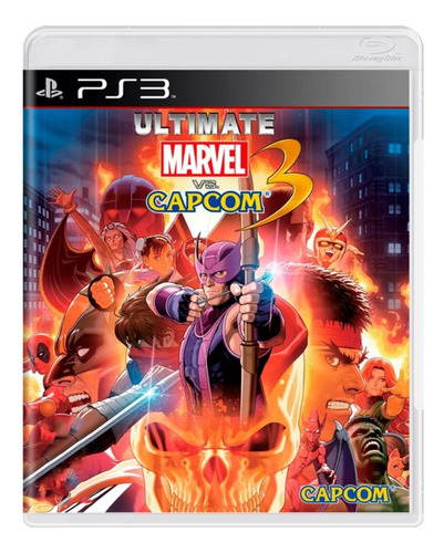 Jogo Novo Midia Fisica Ultimate Marvel Vs Capcom 3 Para Ps3