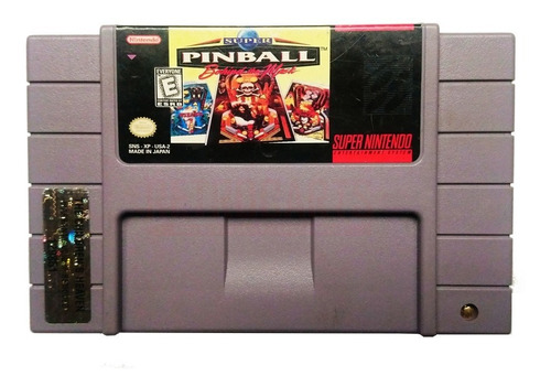 Super Pinball Behind The Mask Snes