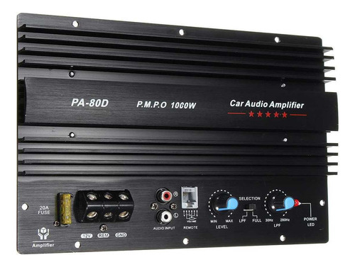 Pa-80d 12v 1000w Coche De Audio Amplificador De Alta Potenci