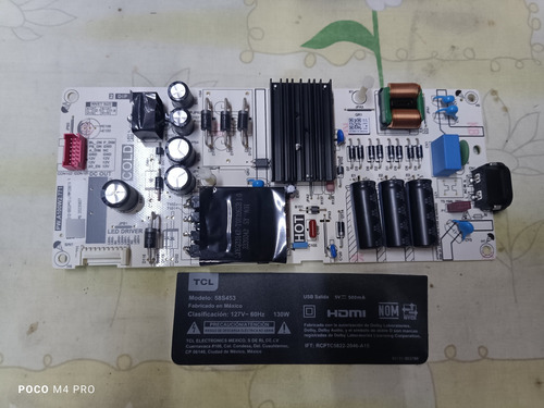 Tarjeta Fuente Marca Tcl Modelo 58s453 (Usado)