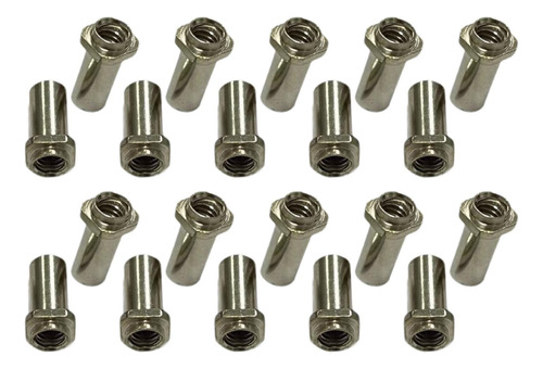 20pcs Tornillos Tornillos Accesorios De Cuadrado Texturizado