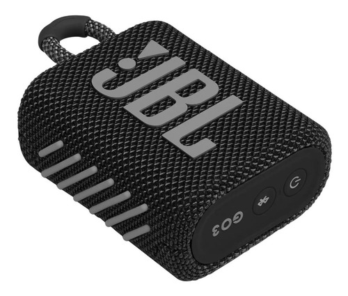 Caixa De Som Portátil Bluetooth Jbl Go 3 4,2w À Prova D'água Cor Preto 110V/220V