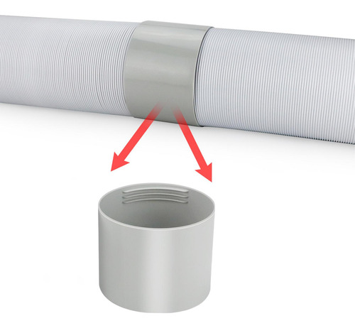 Conector De Tubo De Manguera De Adaptador De 130 Mm