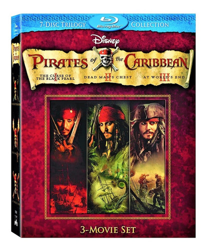 Blu-ray : Pirates Of The Caribbean: Ultimate Trilogy Collect