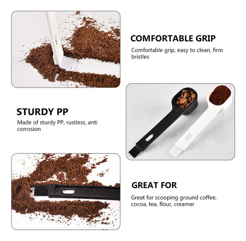 Cepillo De Limpieza Para Cucharas De Café Coffee Bean, 10 Un