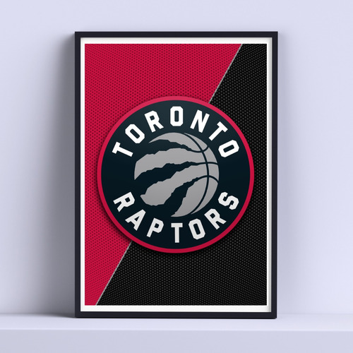 Cuadro Toronto Raptors Decorativo 30x40cm Listo P Colgar