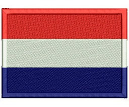 584 Parche Bordado Bandera De Holanda