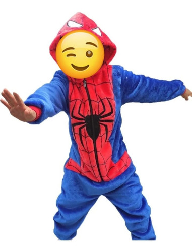 Pijama Spiderman - Hombre Aranaña Térmica Enteriza Niños