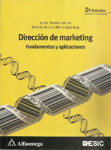 Libro Dirección De Marketing De Jaime Rivera Camino, Mencía