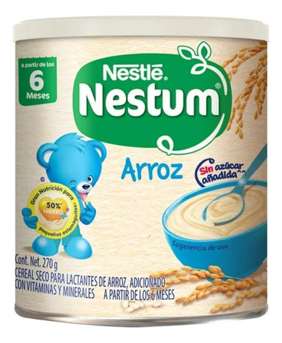 Nestum Arroz A Partir De 6 Meses 1 Lata 270 G