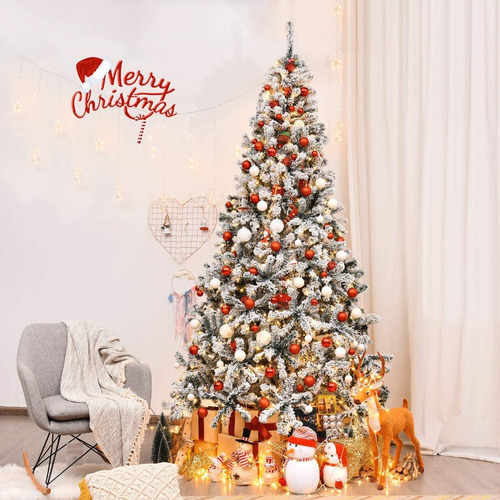 Árbol De Navidad Renatone Artificial Preiluminado De 1,4 M C