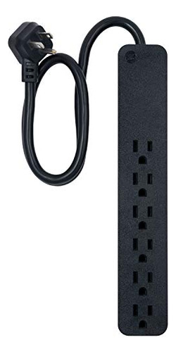 Home Electrical Pro 6-outlet Sur Protector, 2 Ft Extens...