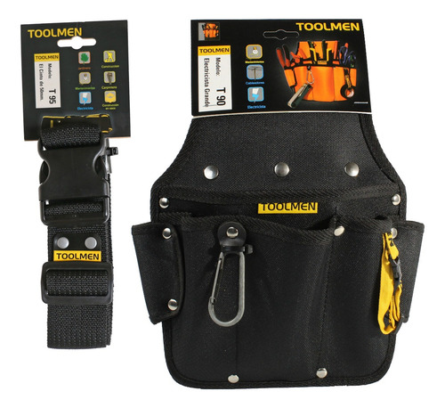 Imagen 1 de 6 de Toolmen T90 Bolso Cartuchera Portaherram + Cinturon T95